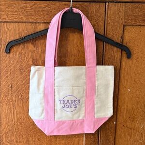 Trader Joe’s Canvas mini Tote Bag NWT